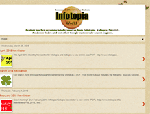 Tablet Screenshot of infotopiaworld.com